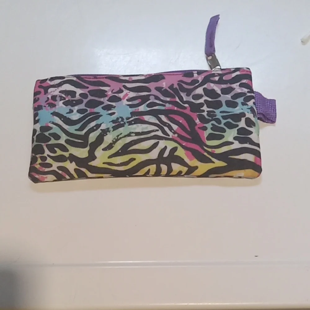 Colorful Animal Print Pouch